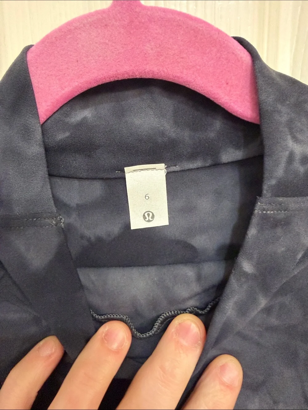 049. Lululemon All Aligned Mock Neck Long Sleeve Shirt Diamond Dye